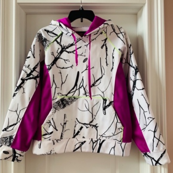 GORGEOUS TRAIL CREST WOMENS HOODIE W/KANGROO POUCH SZ-MEDIUM - Picture 1 of 7